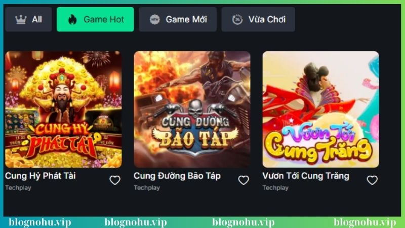 Top game nổ hũ nên thử khi đến Vivu88